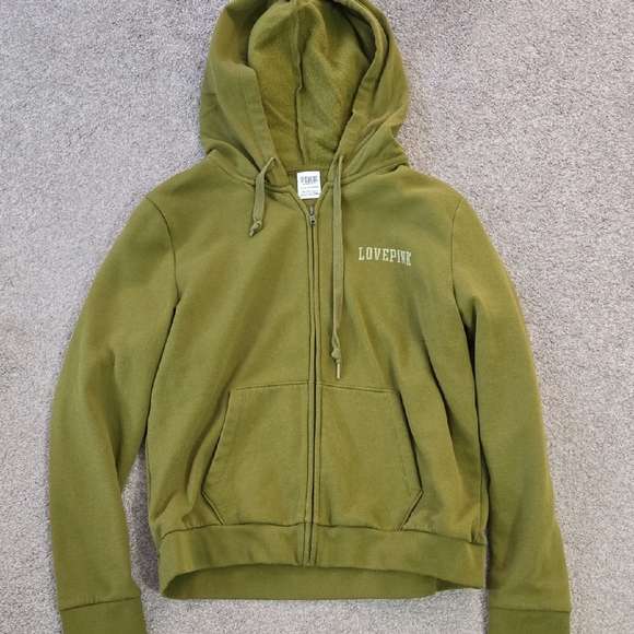 PINK Victoria's Secret Tops - PINK Victoria's Secret - Zip Up Hoodie - sz XL - NWOT